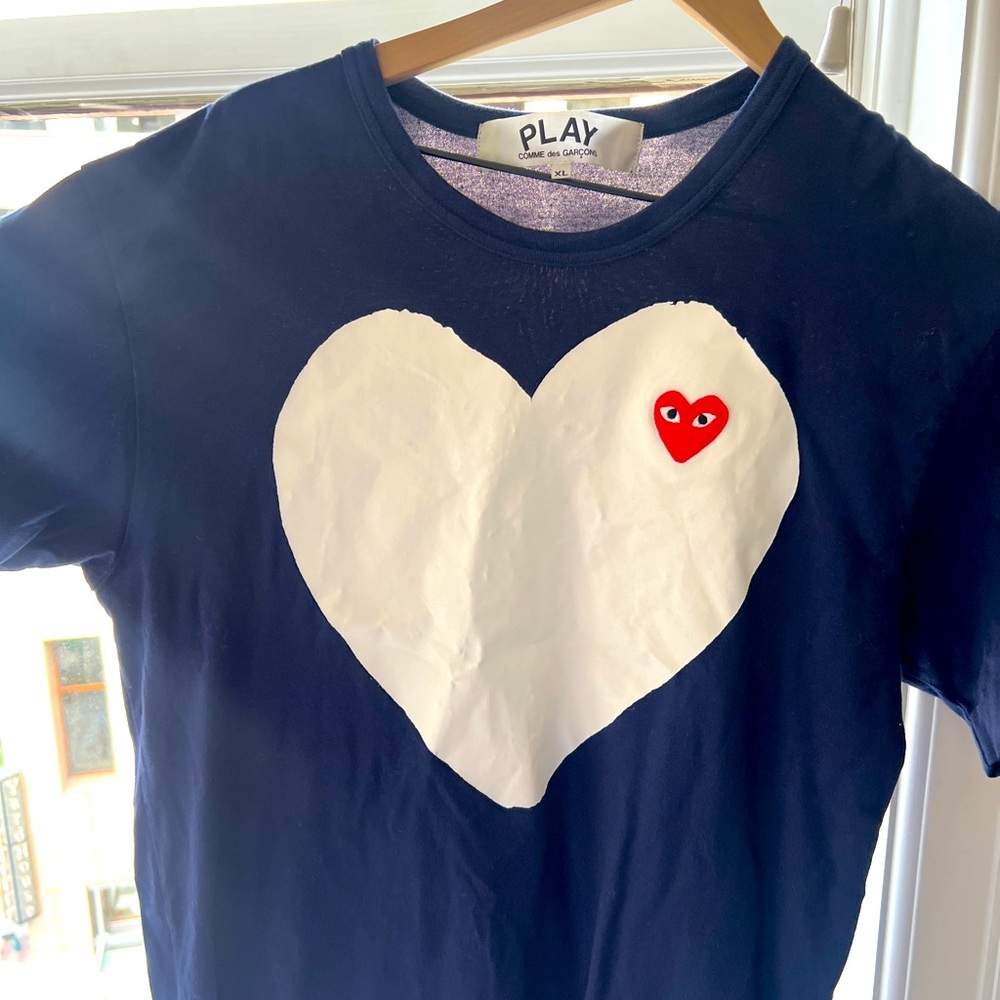 Comme des Garçons Men’s logo-print crew neck T-shirt
